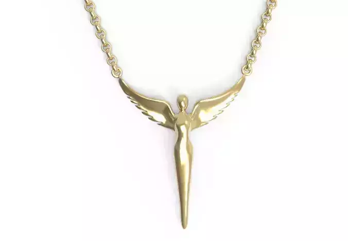 Angel Necklace 3D print model