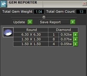 Peg Head Diamond ring 2073 3D print model  3D print model_8