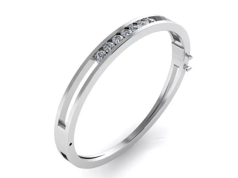 Fashion Bracelet 2076 3D print model 3D print model_0