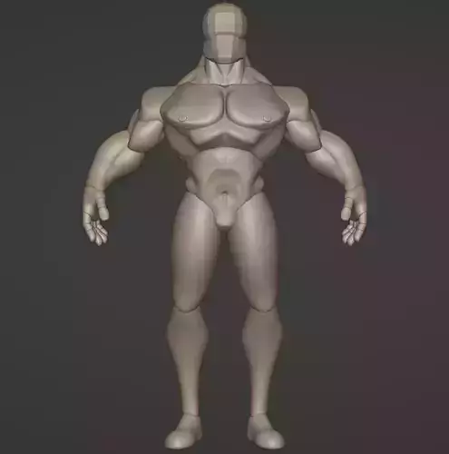 Stylized Superhero Block out