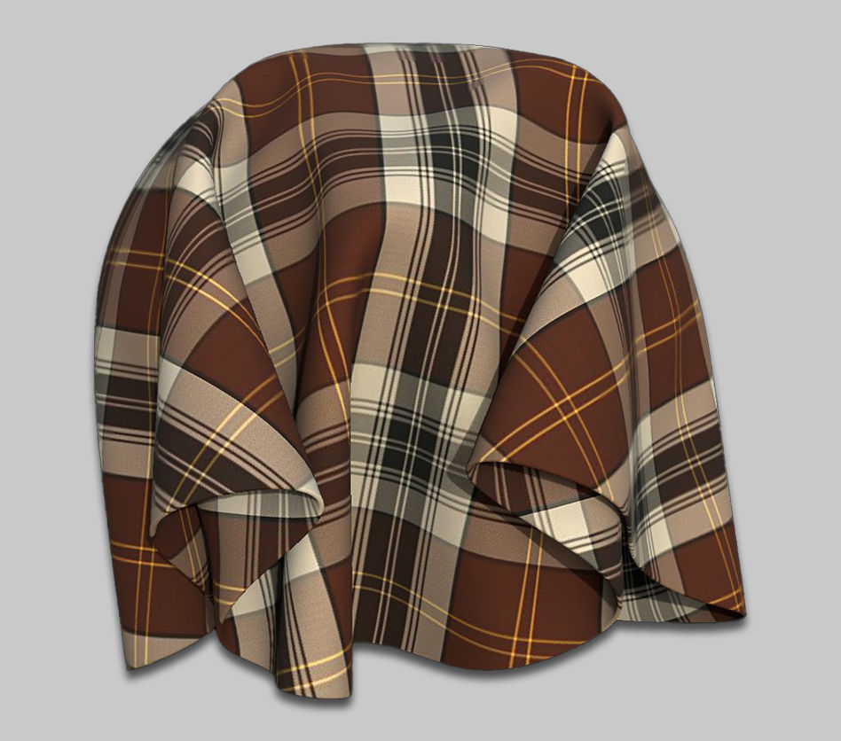 10 Fabric Textures Seamless and Tileable Vol 2 Low-poly 3D model_10