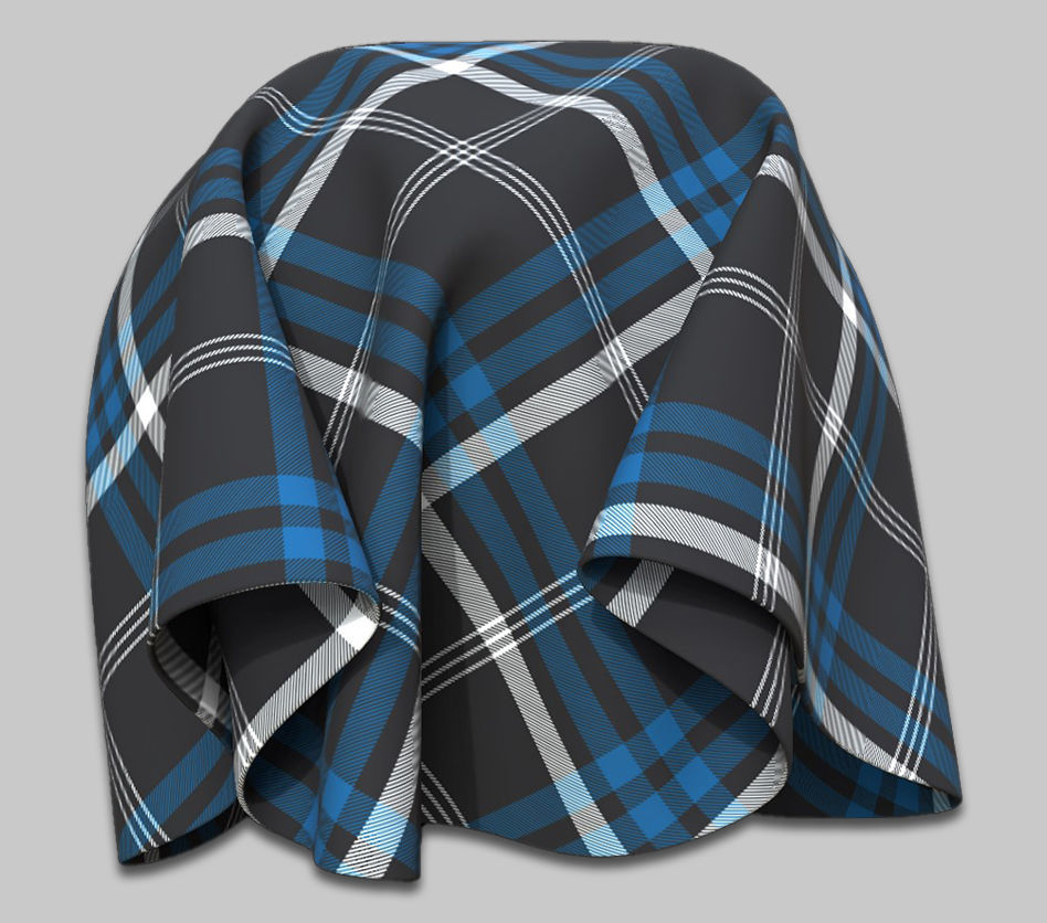 10 Fabric Textures Seamless and Tileable Vol 2 Low-poly 3D model_2