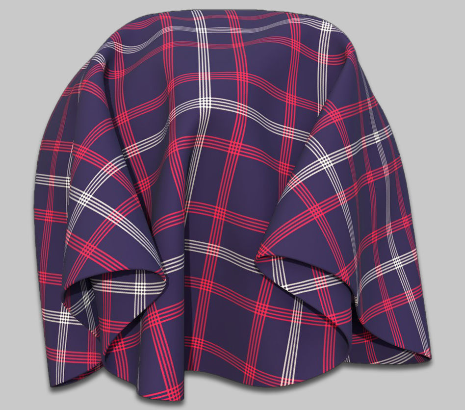 10 Fabric Textures Seamless and Tileable Vol 2 Low-poly 3D model_4