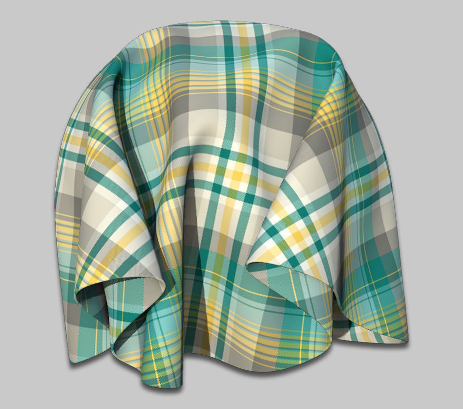 10 Fabric Textures Seamless and Tileable Vol 2 Low-poly 3D model_8