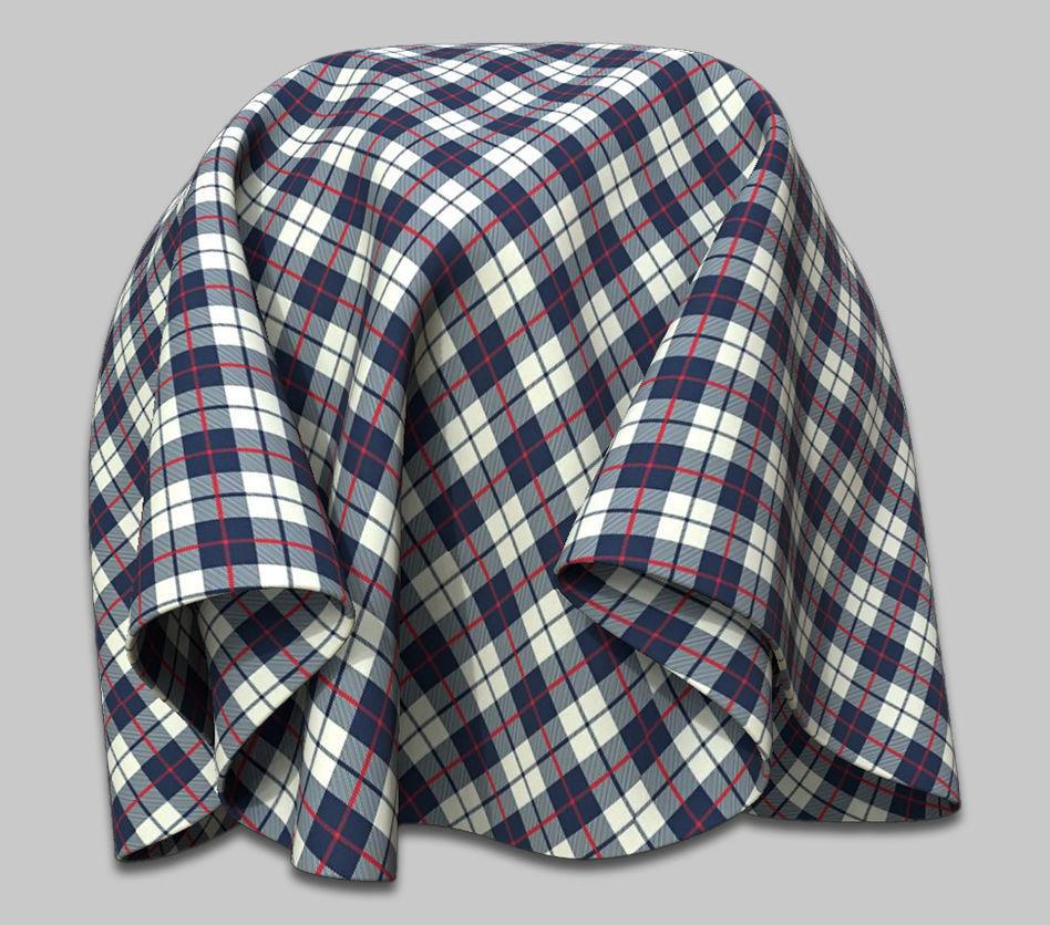 10 Fabric Textures Seamless and Tileable Vol 2 Low-poly 3D model_3