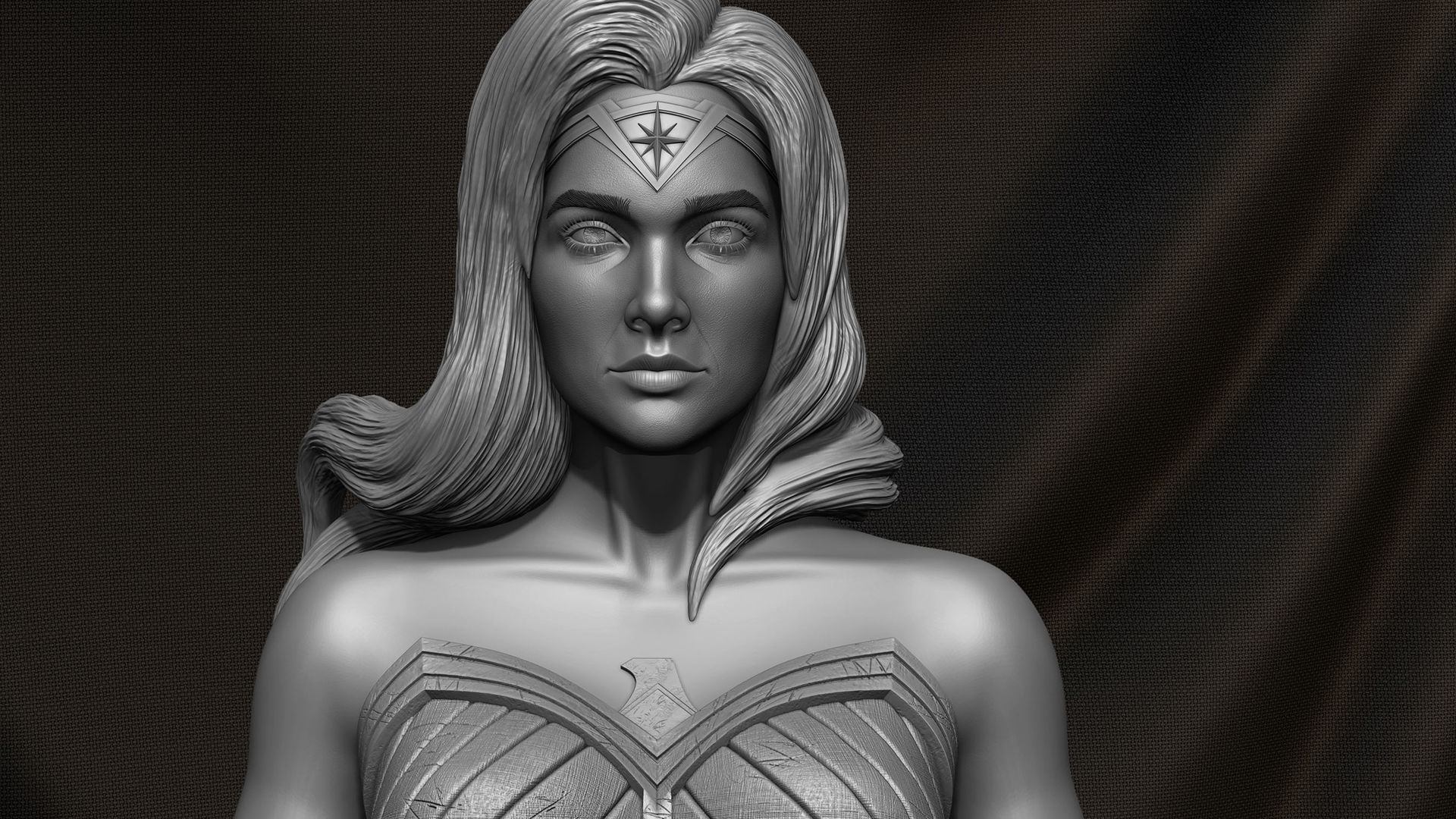 Wonder Woman 3D Model 3D print model_12