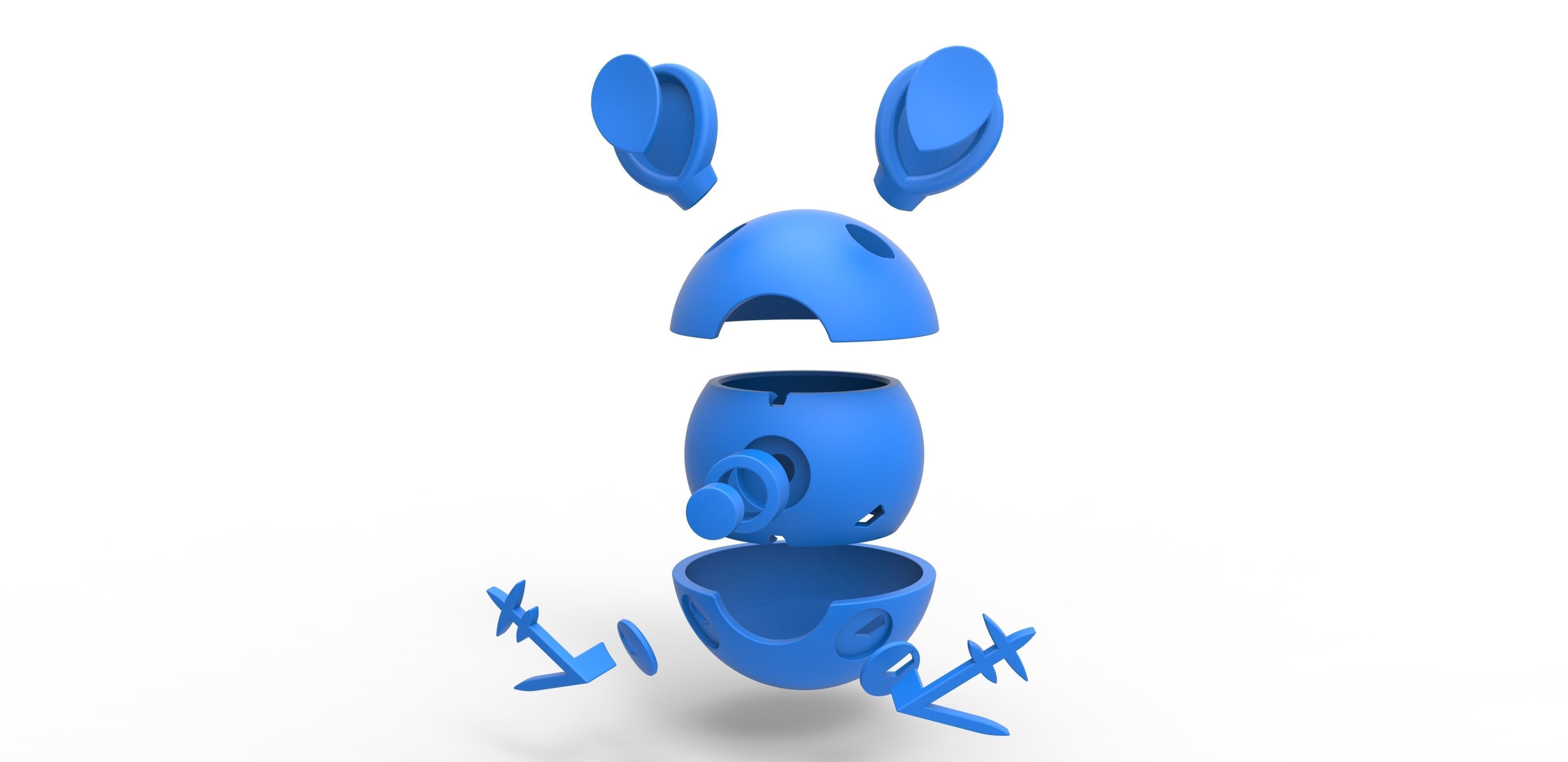 Dedenne orb 3D print model_20