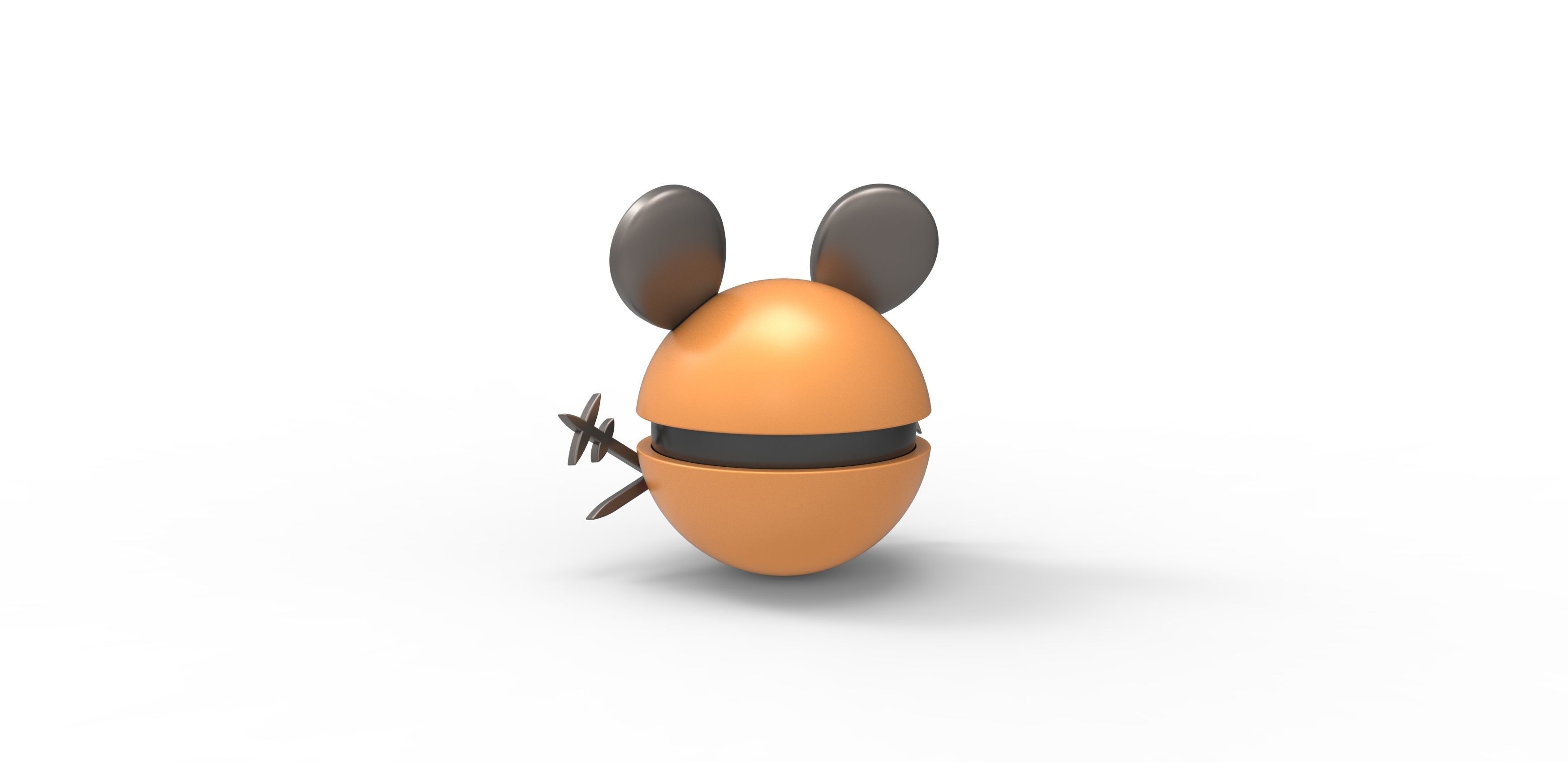 Dedenne orb 3D print model_7