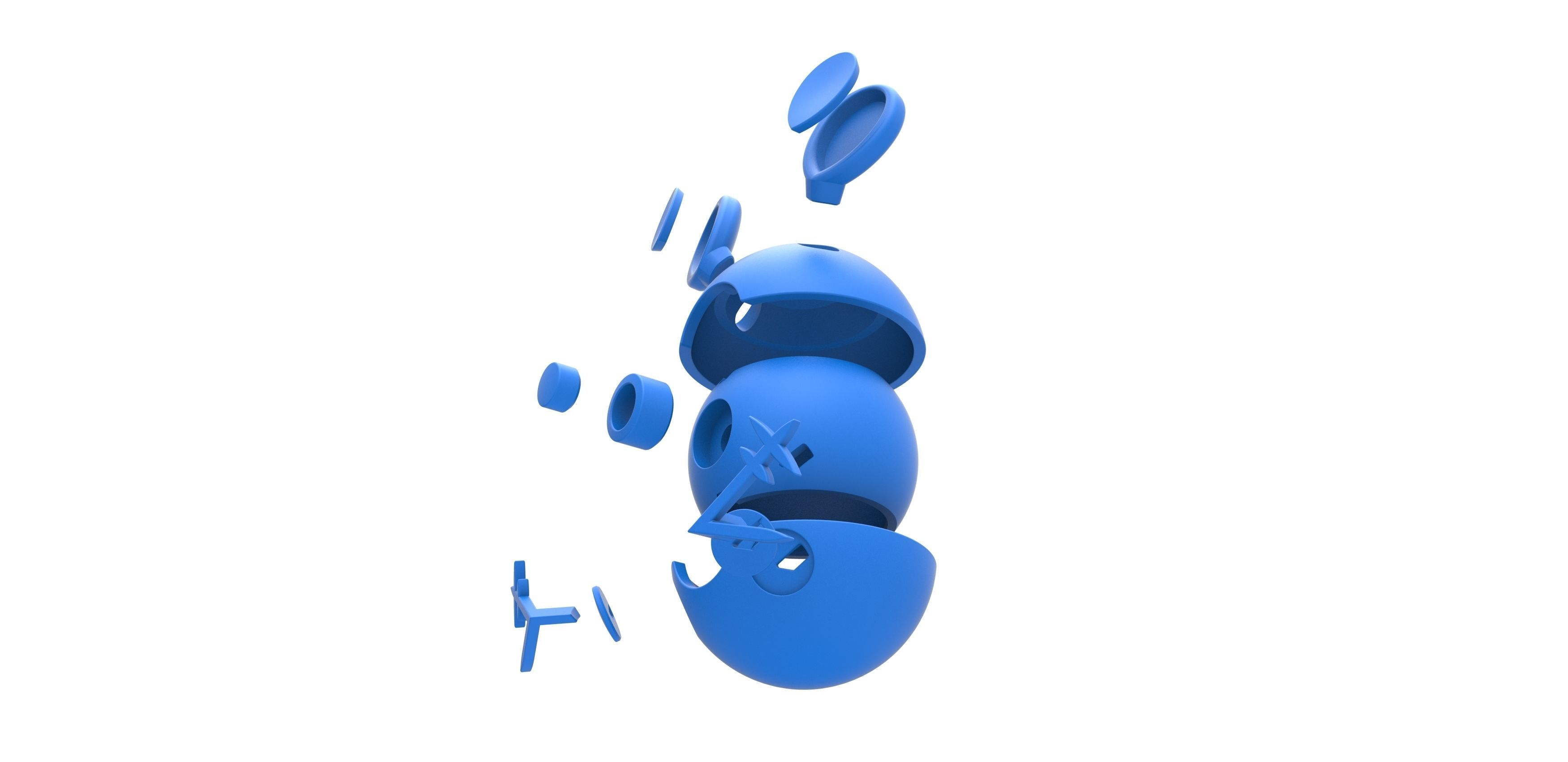 Dedenne orb 3D print model_19