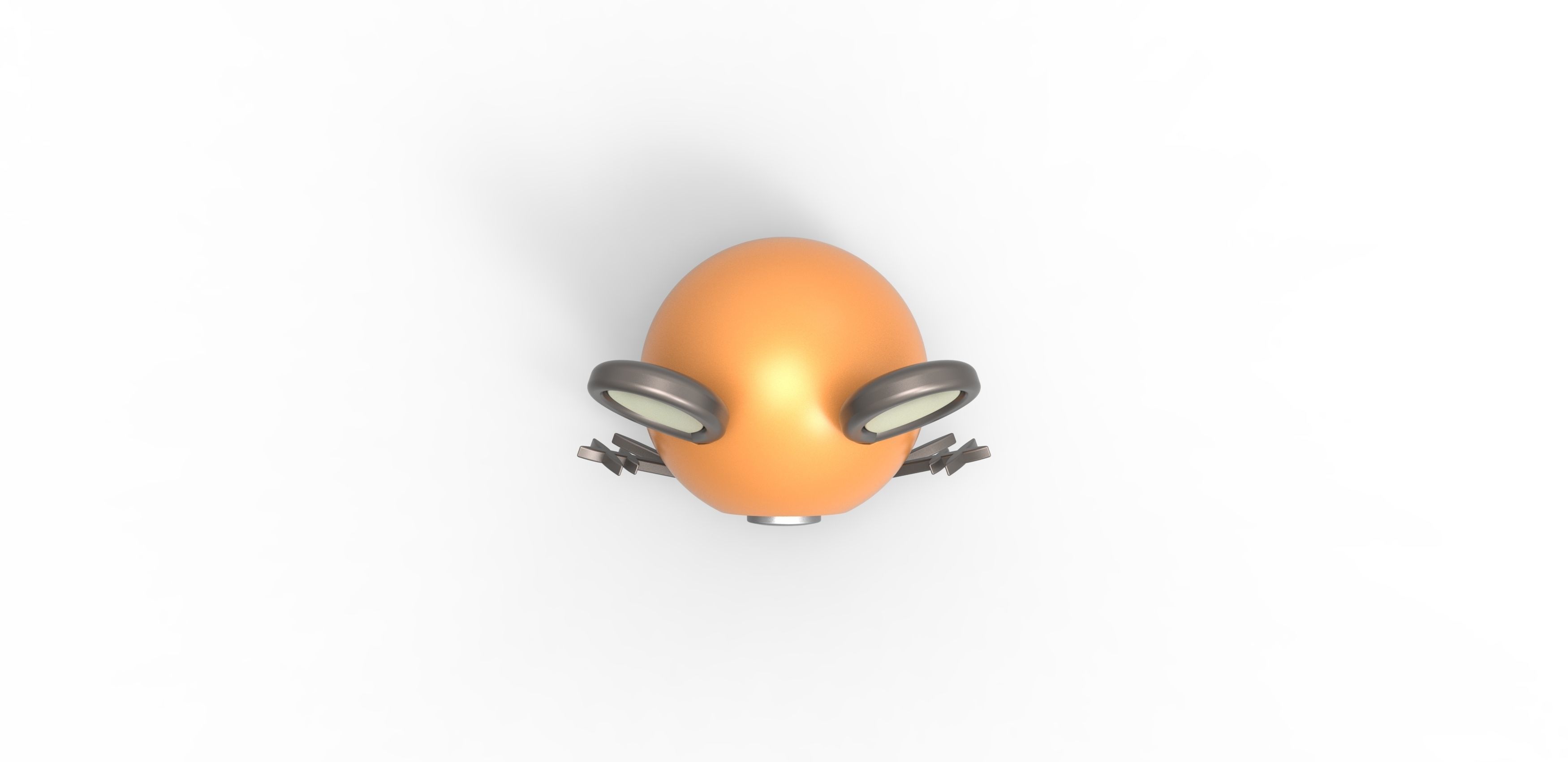 Dedenne orb 3D print model_4