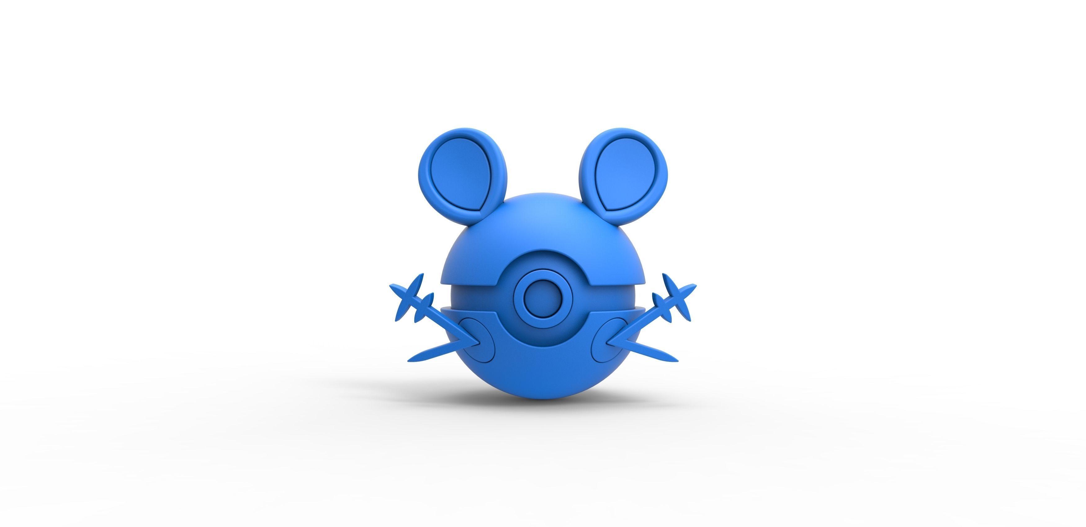 Dedenne orb 3D print model_11