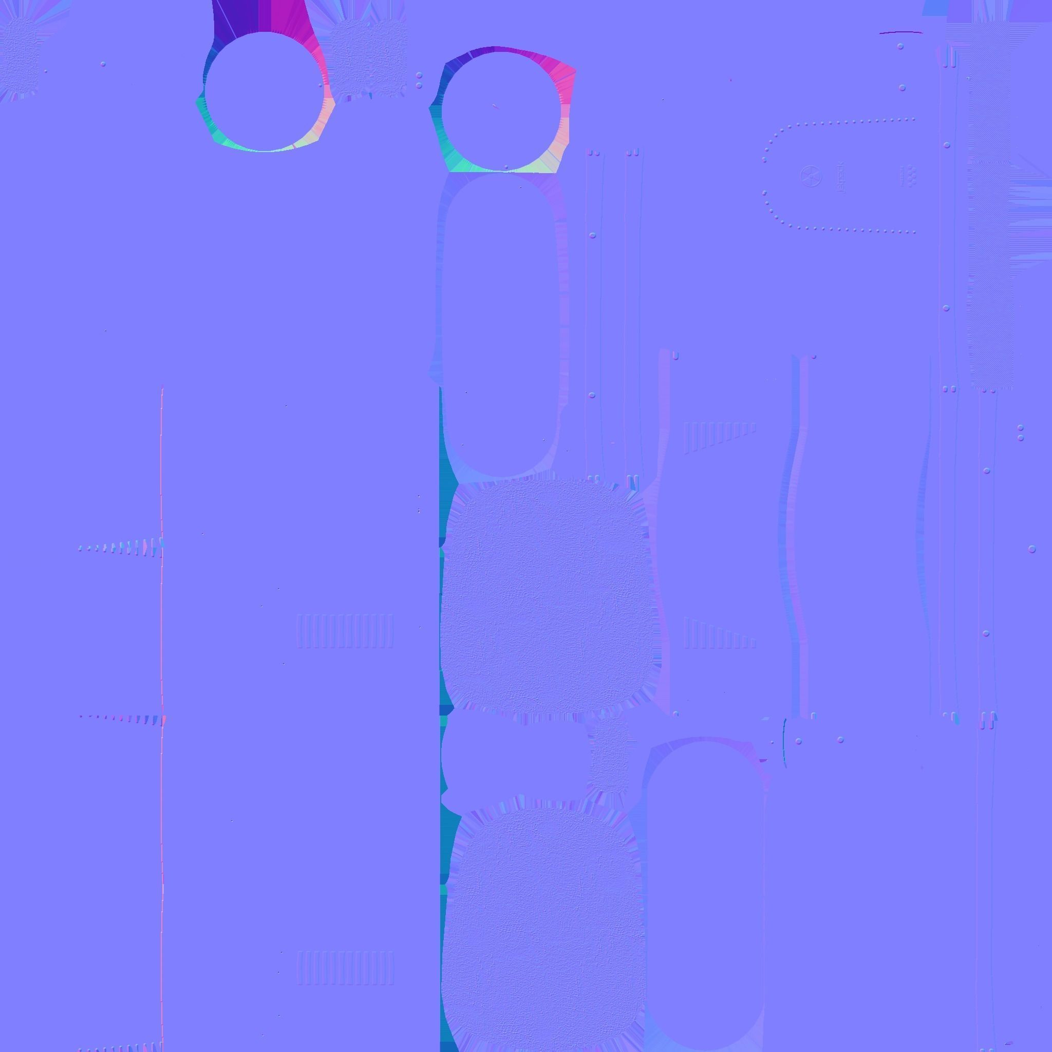 Jetpack E04 Red Black - SciFi Character Design Low-poly 3D model_24