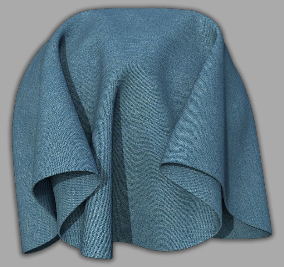 10 Fabric Textures Seamless and Tileable Vol 3 Low-poly 3D model_3