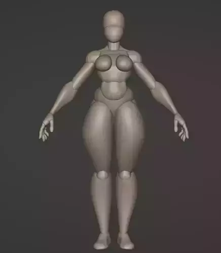 Stylized Female Blockout