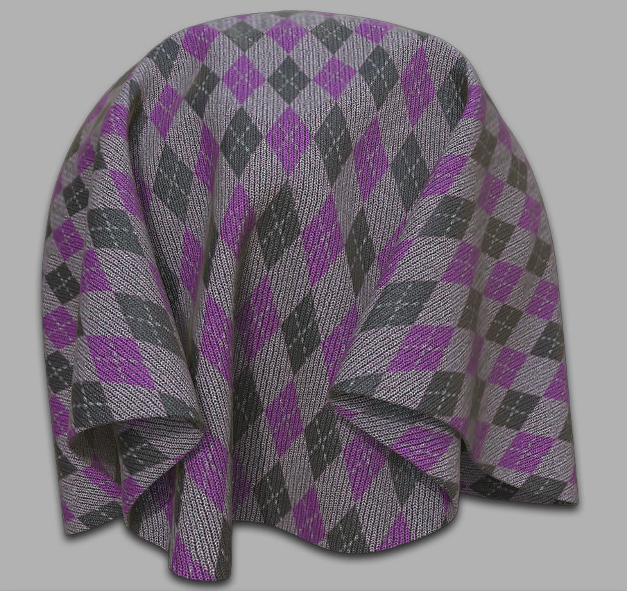 10 Fabric Textures Seamless and Tileable Vol 4 Low-poly 3D model_9