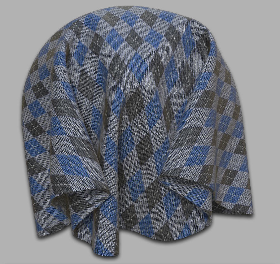 10 Fabric Textures Seamless and Tileable Vol 4 Low-poly 3D model_10