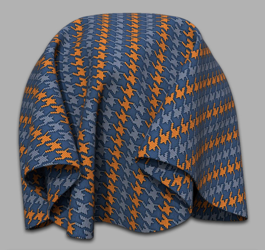 10 Fabric Textures Seamless and Tileable Vol 4 Low-poly 3D model_7