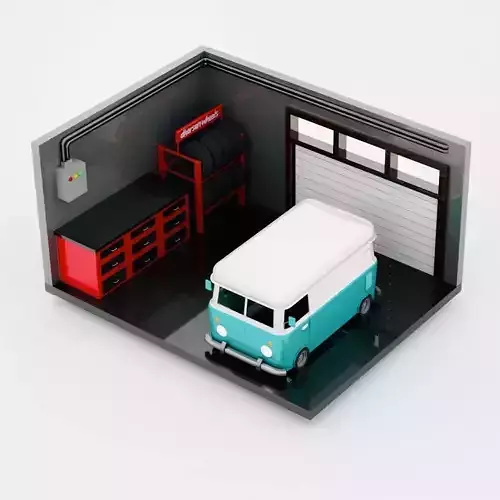 Interior isolated room modeling
