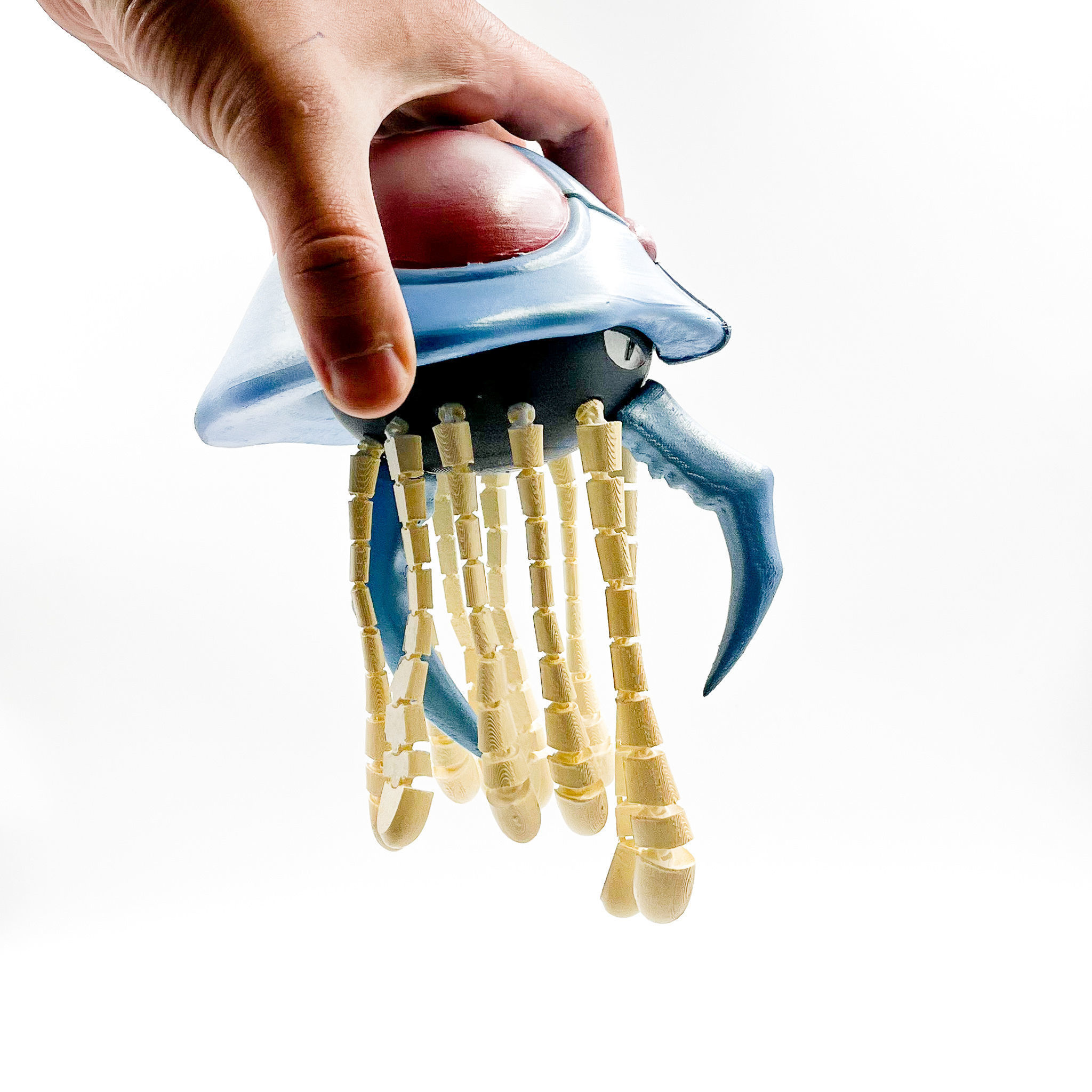 Pokemon Flexi Tentacruel articulated 3D print model_12