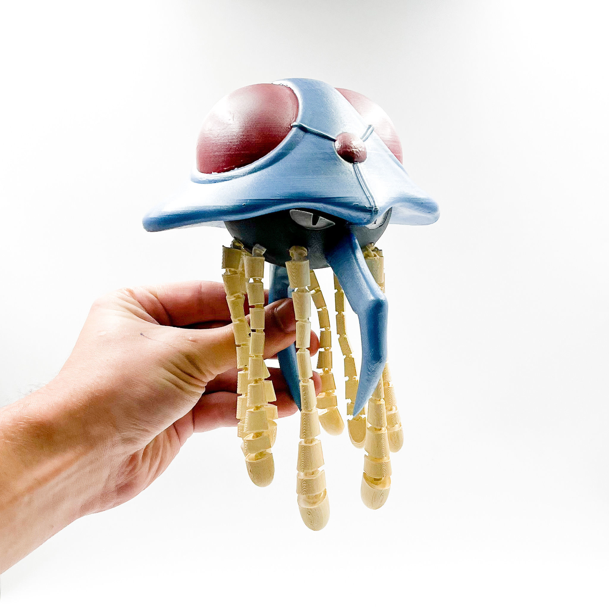 Pokemon Flexi Tentacruel articulated 3D print model_15