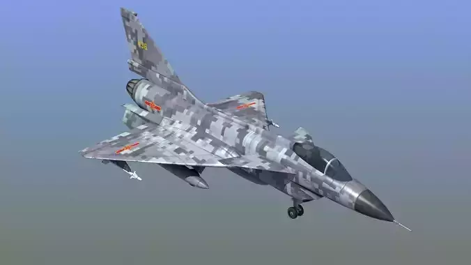 Chengdu J-10 Firebird  3D model