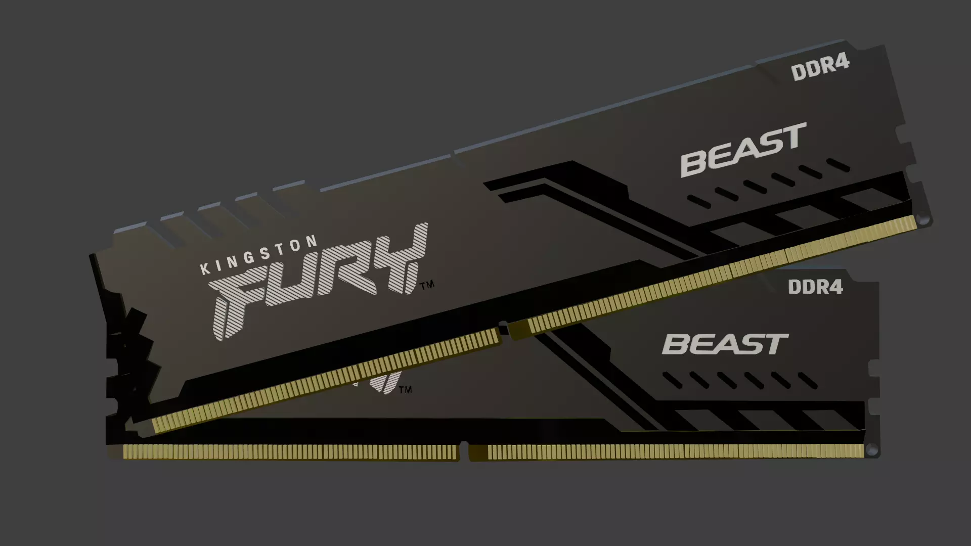 Fury game ready beast DDR4 Low-poly 3D model_0