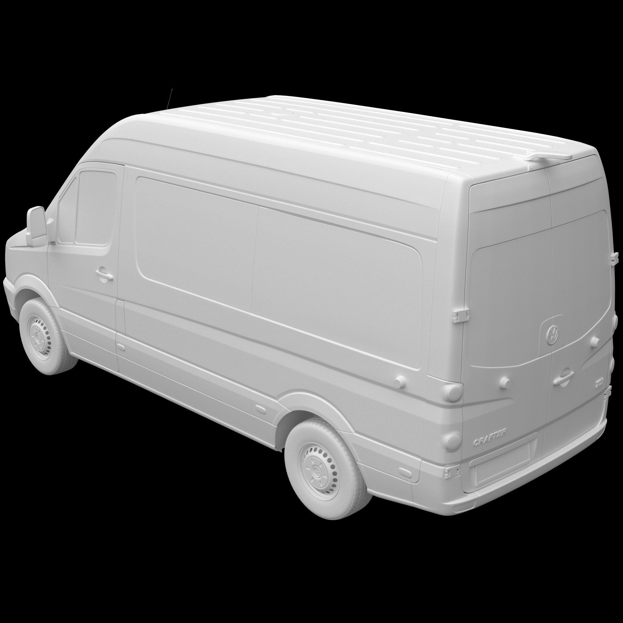 VW Crafter 2011 minibus L2H2 3D model_13