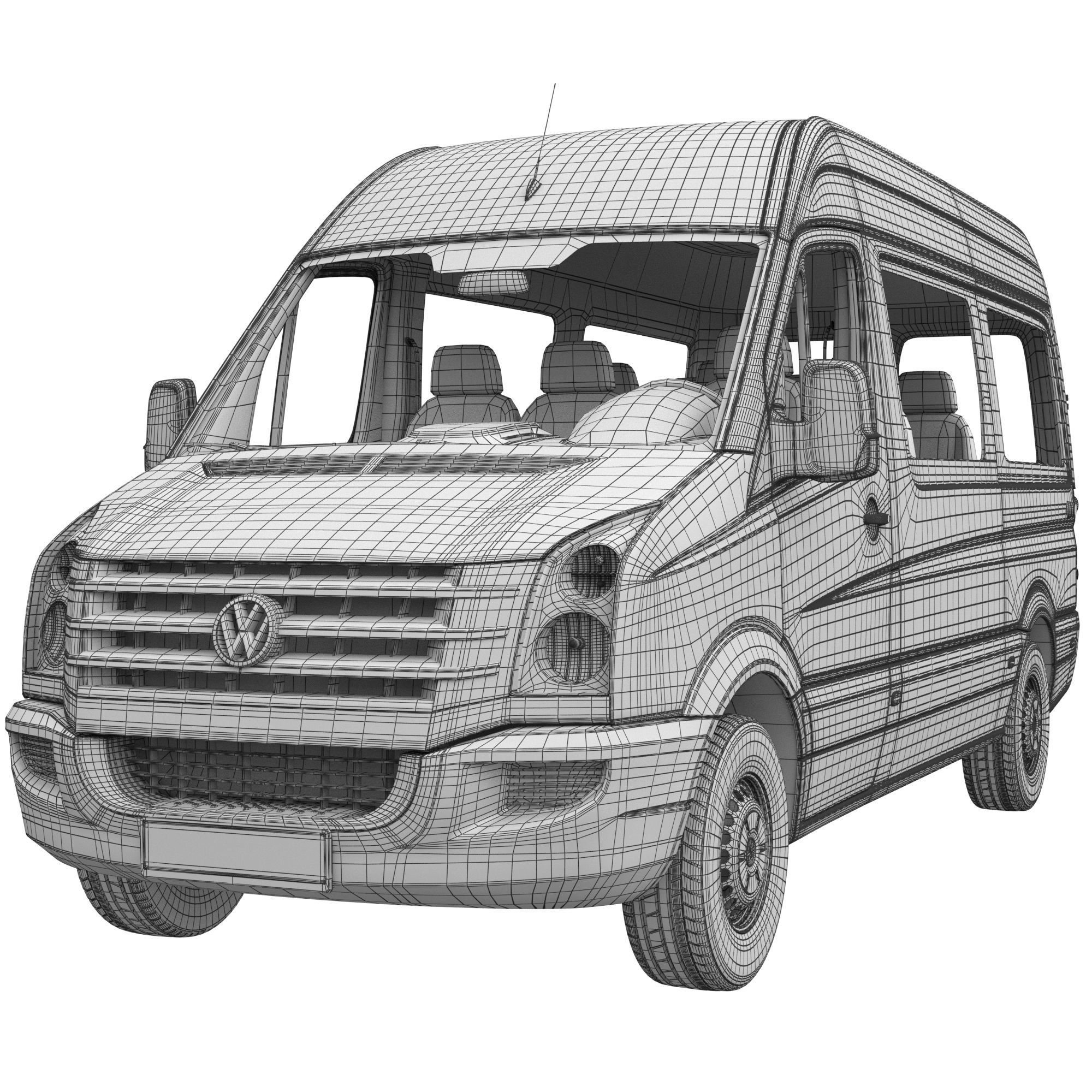 VW Crafter 2011 minibus L2H2 3D model_15