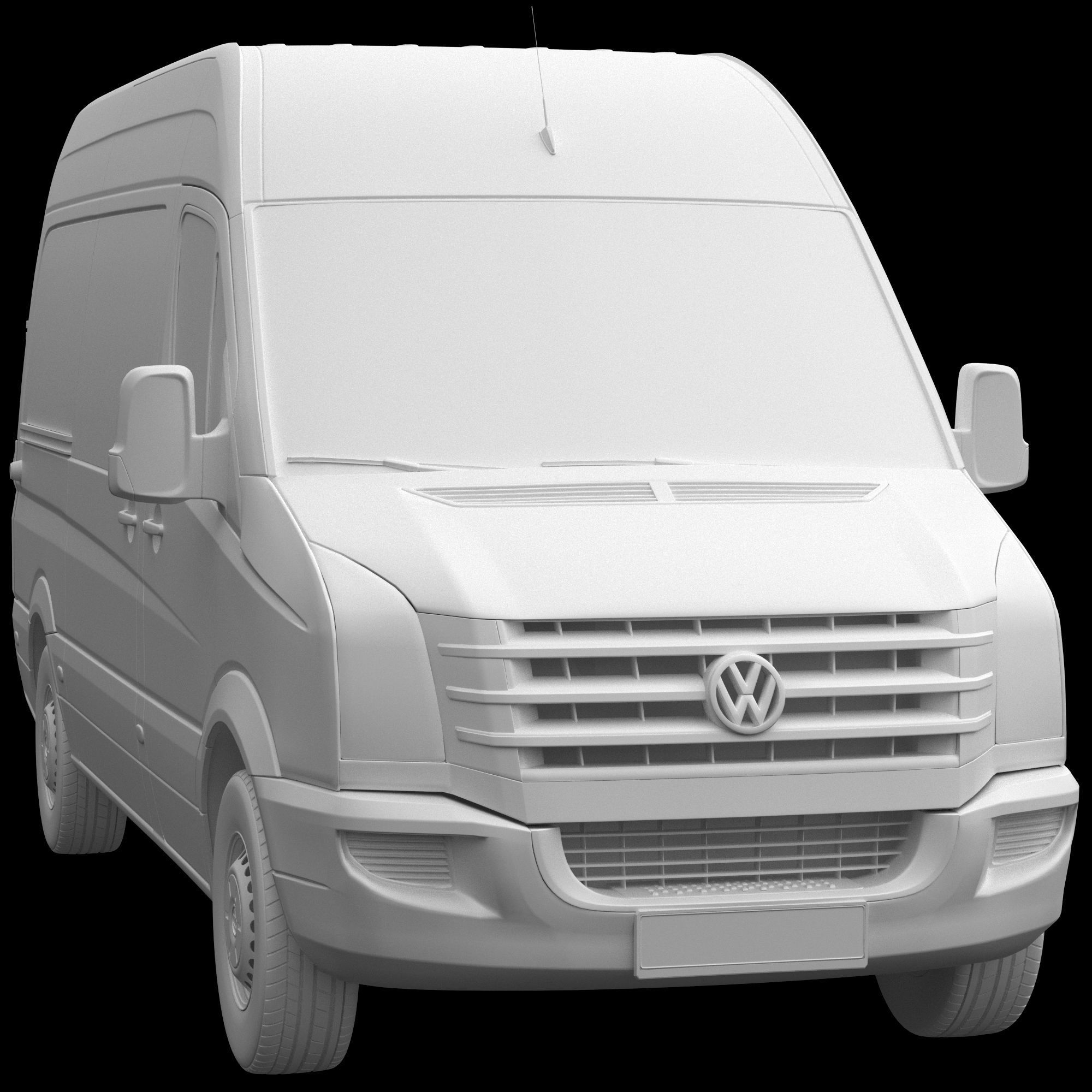 VW Crafter 2011 minibus L2H2 3D model_12