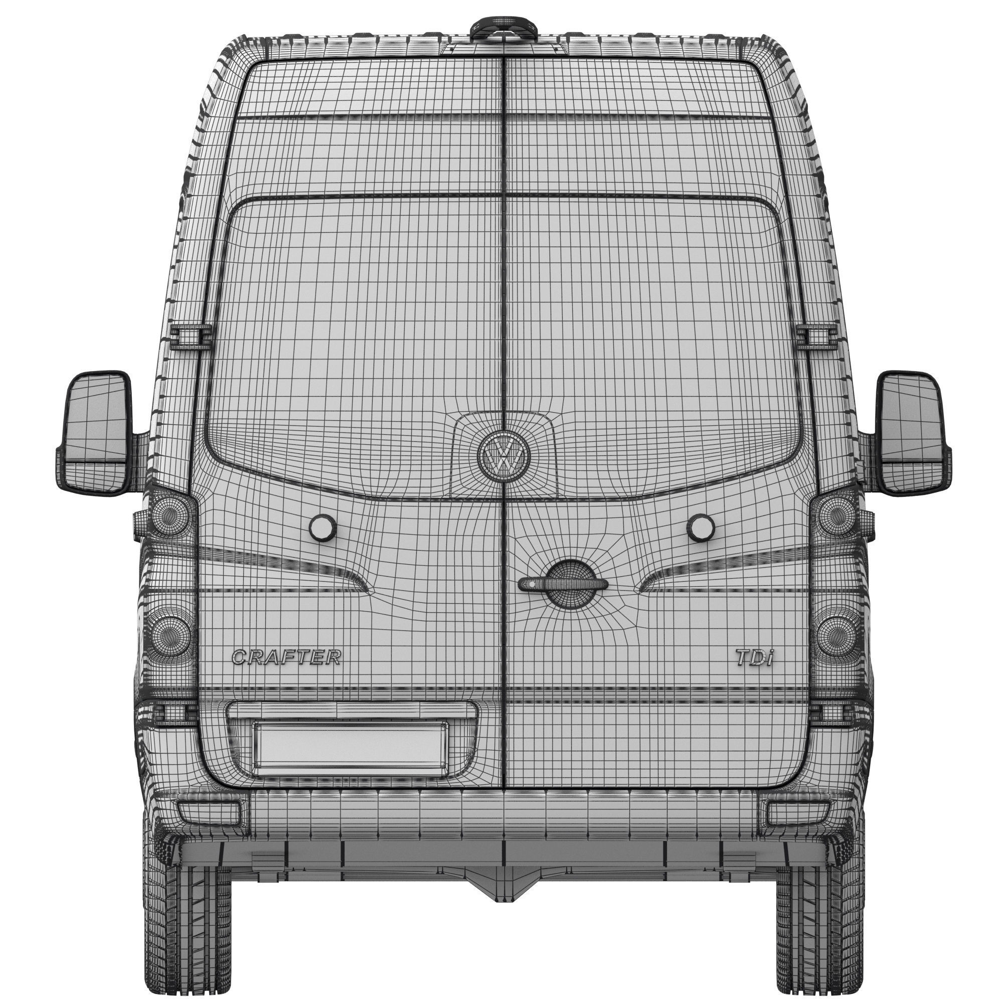 VW Crafter 2011 minibus L2H2 3D model_17
