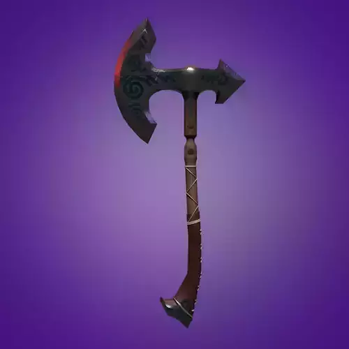 GAMEAREADY ASSET - Medieval Axe PBR Low-poly 3D model