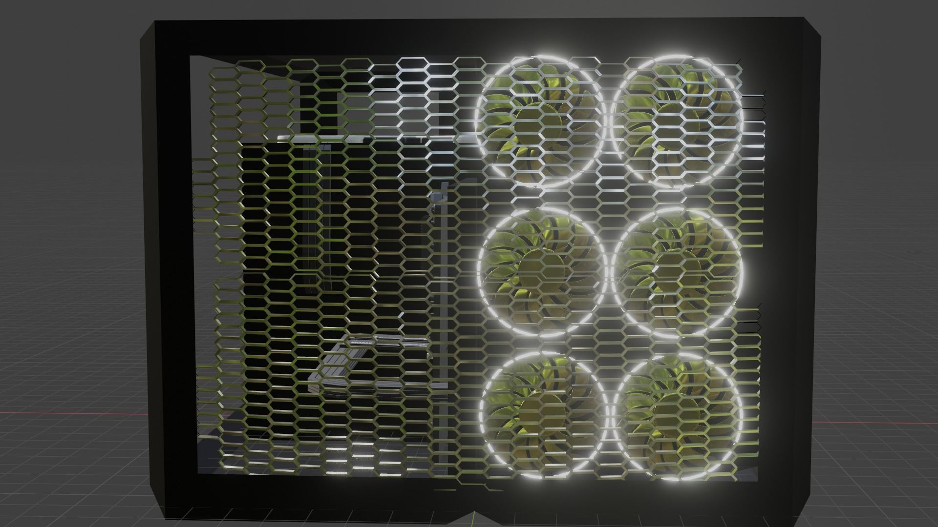 the pc i made 1 week Low-poly 3D model_4