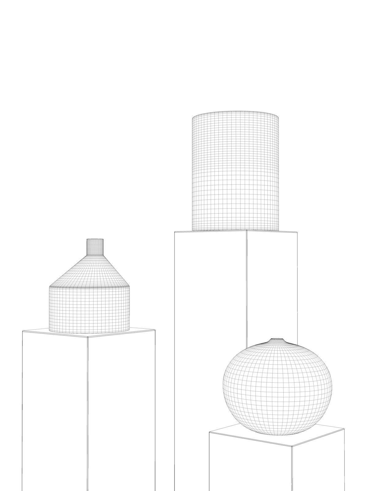 Decorative Objects Set 35 3D model_4