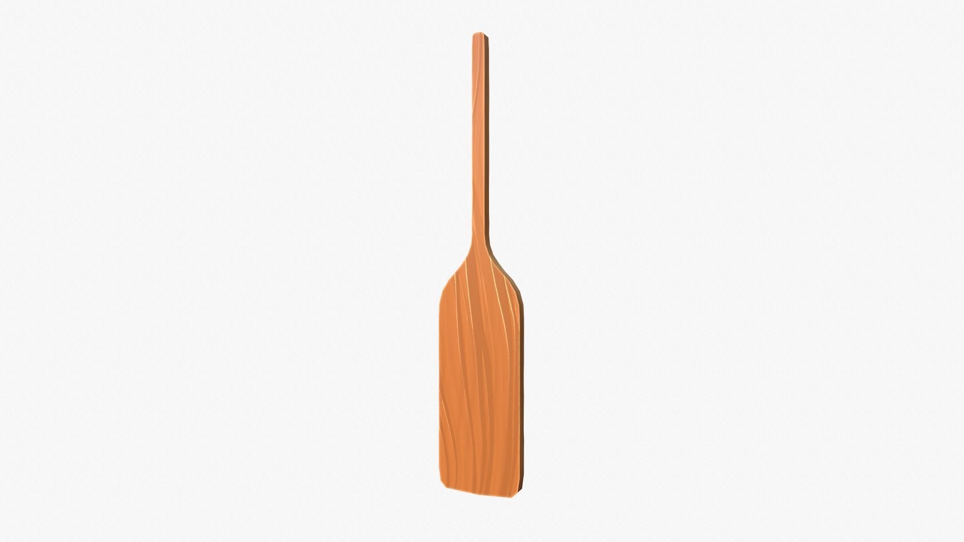 Cartoon Paddle Low-poly 3D model_1