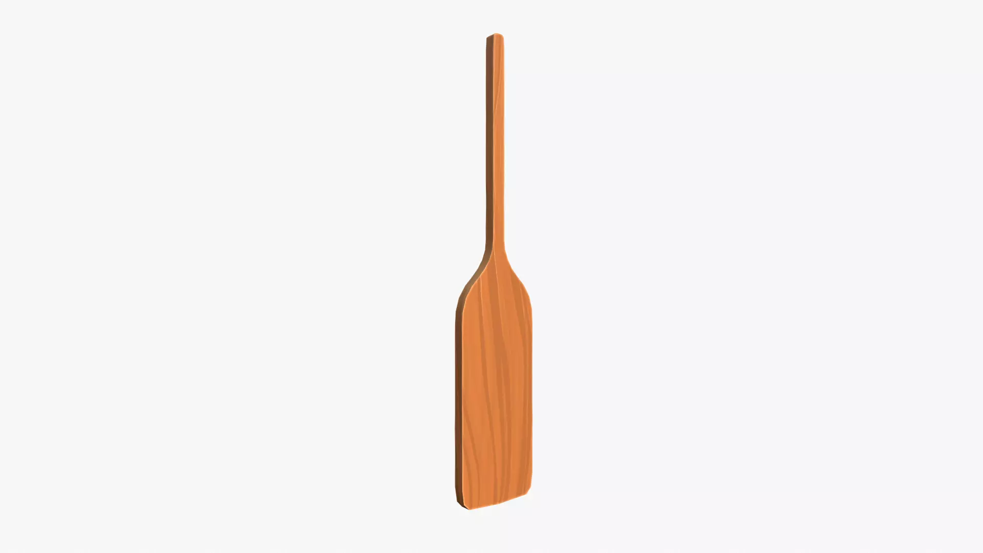 Cartoon Paddle Low-poly 3D model_0