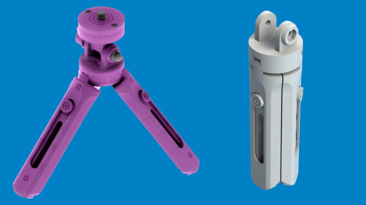 TRIPOD - SOLIDWORKS 2018  3D print model_6