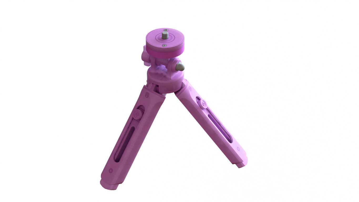 TRIPOD - SOLIDWORKS 2018  3D print model_3