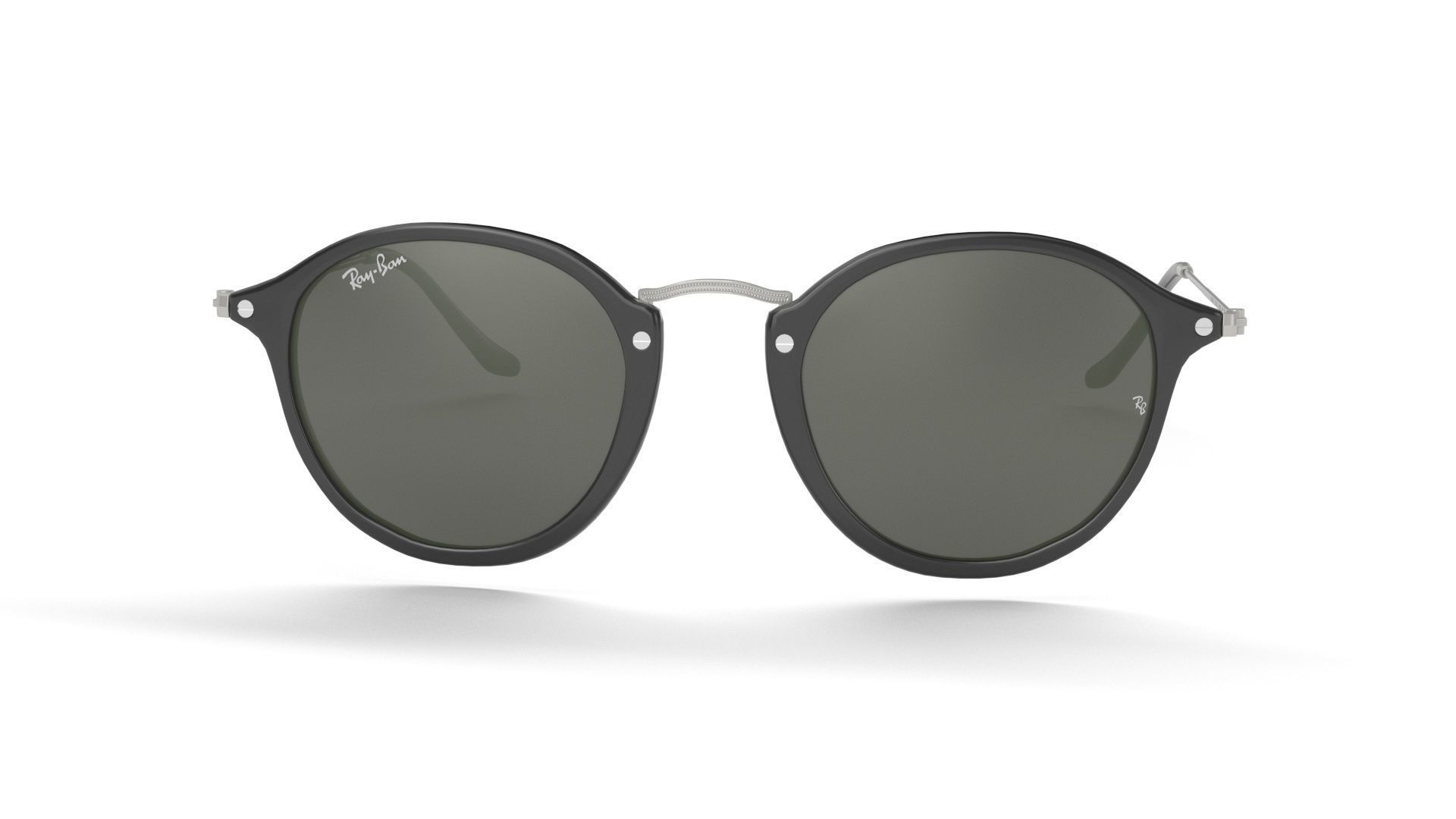 Sunglass Ray Ban Round Fleck Non Polarized Green Classic 3D model_16