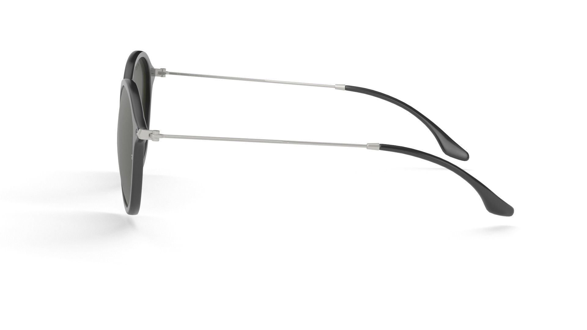 Sunglass Ray Ban Round Fleck Non Polarized Green Classic 3D model_27