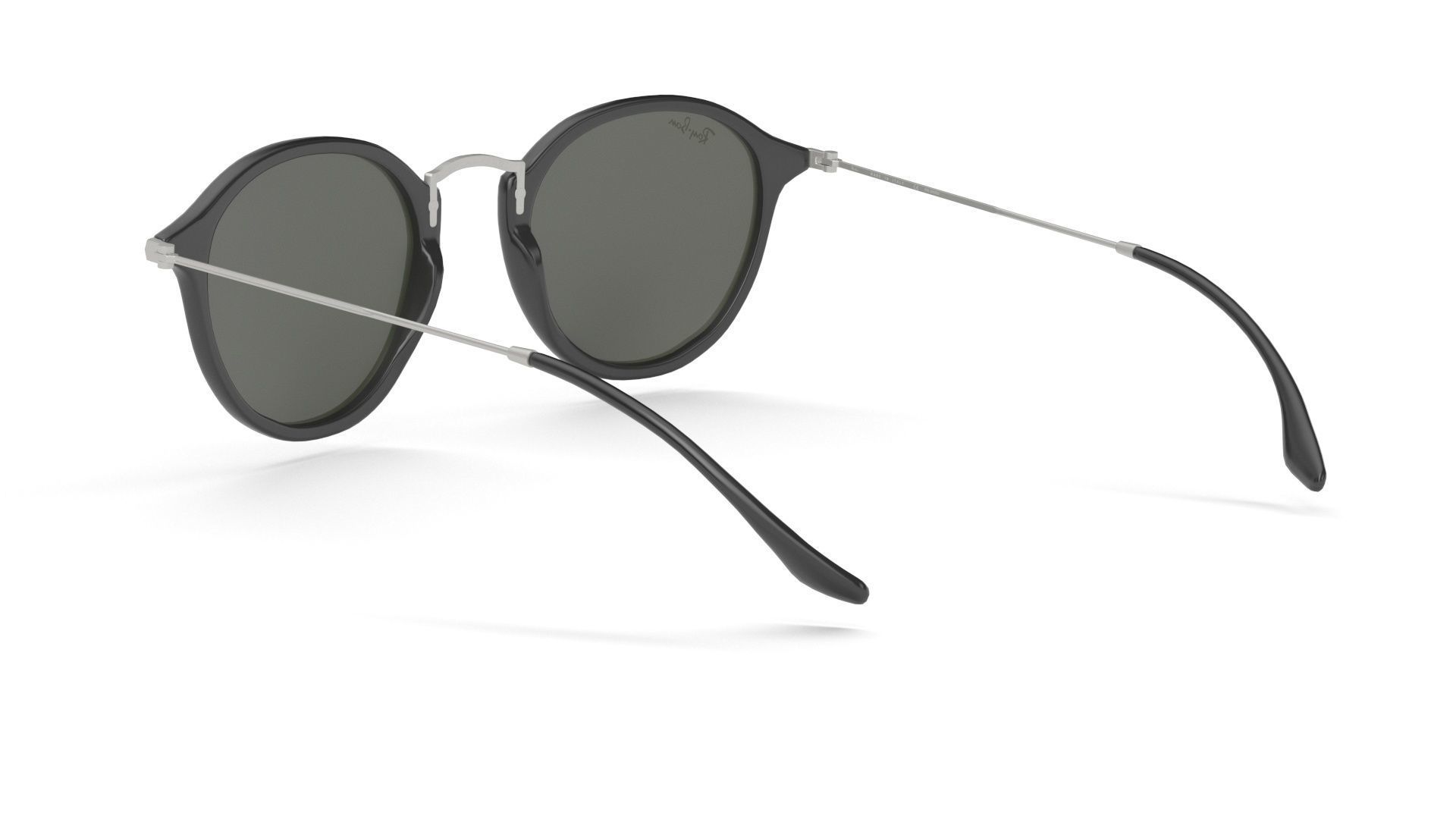 Sunglass Ray Ban Round Fleck Non Polarized Green Classic 3D model_25