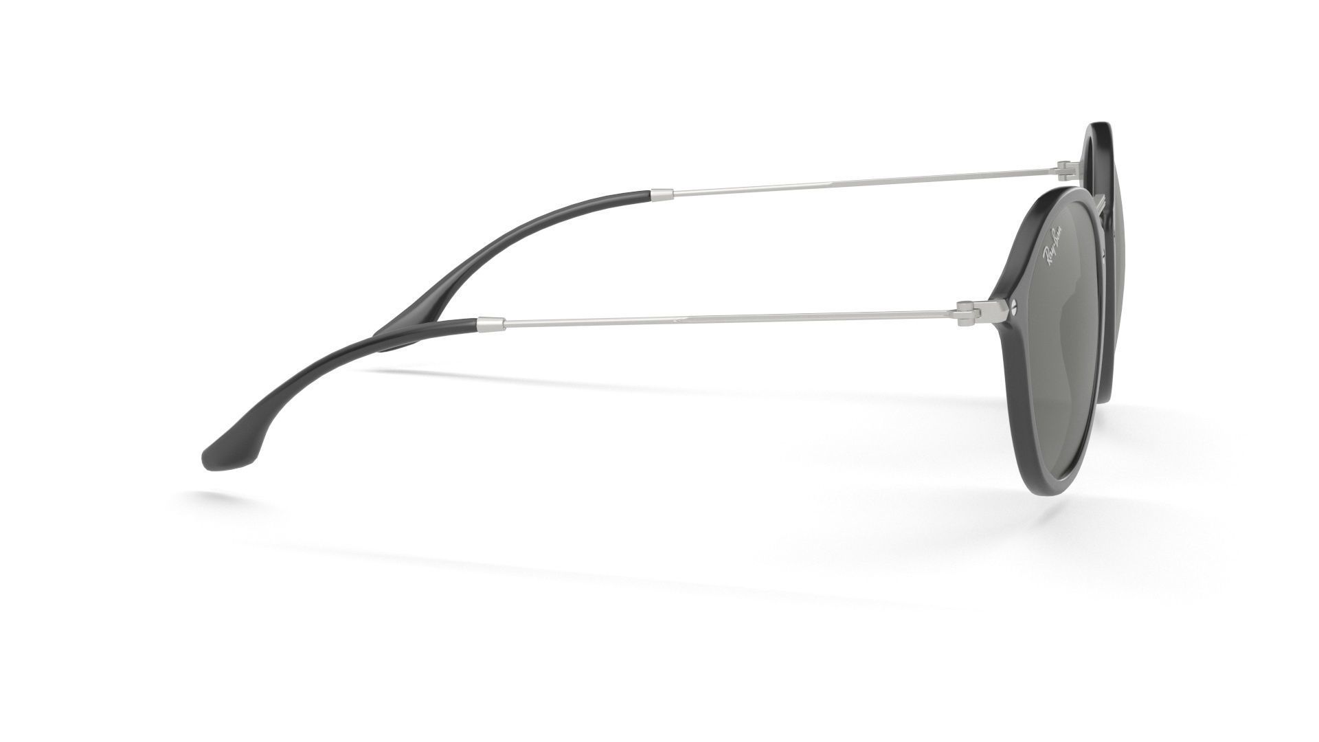 Sunglass Ray Ban Round Fleck Non Polarized Green Classic 3D model_20