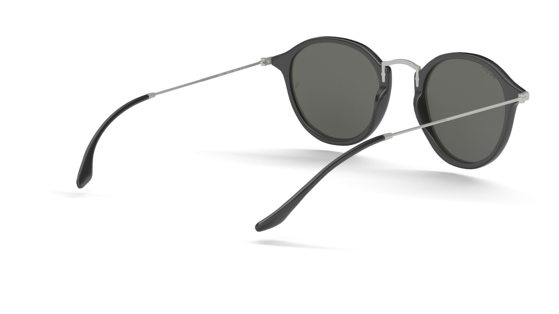 Sunglass Ray Ban Round Fleck Non Polarized Green Classic 3D model_22