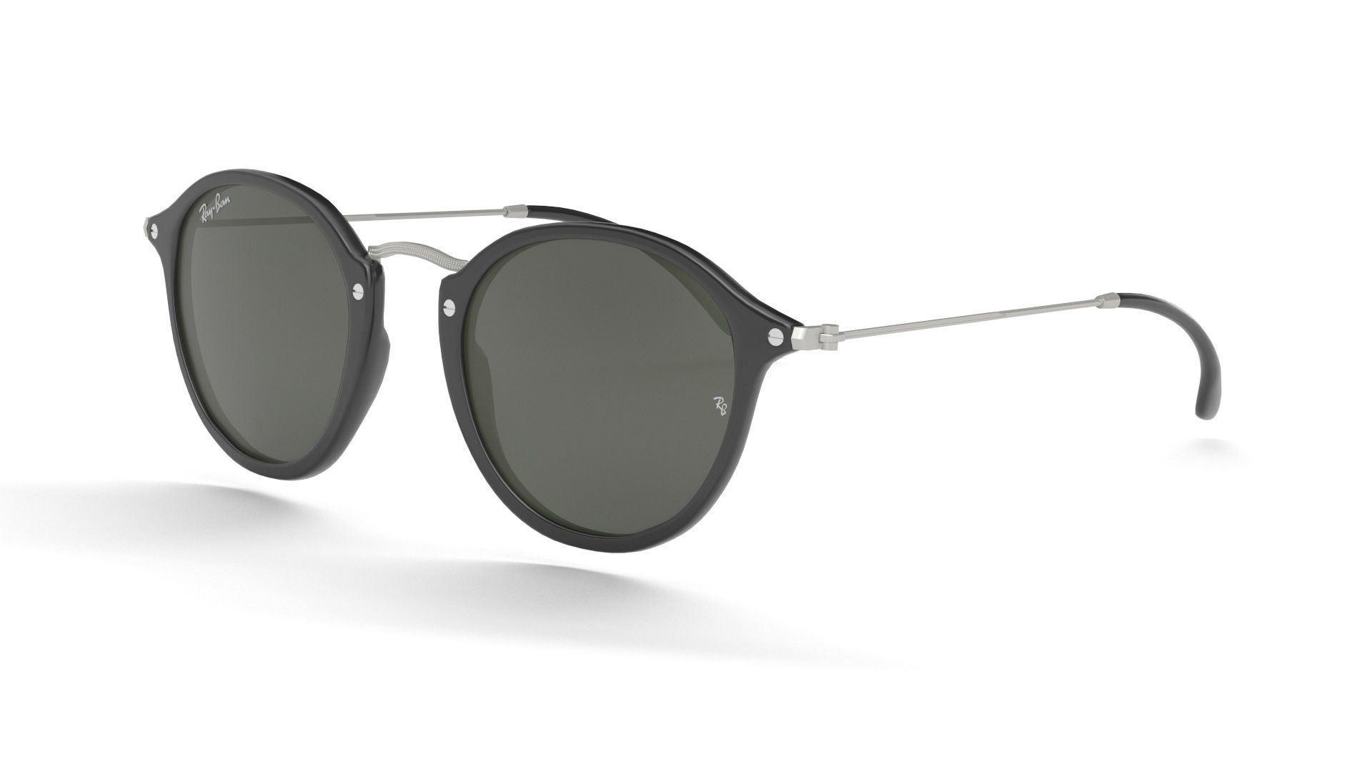 Sunglass Ray Ban Round Fleck Non Polarized Green Classic 3D model_30