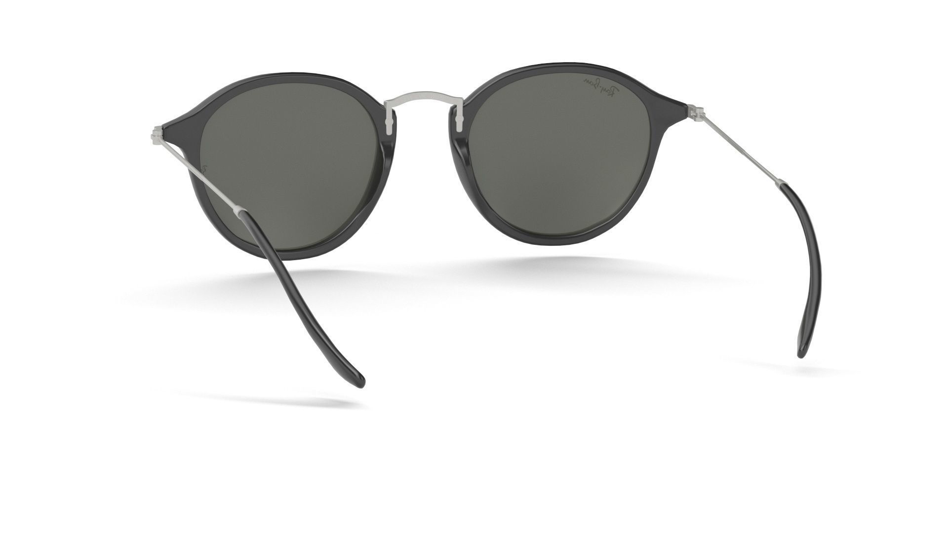 Sunglass Ray Ban Round Fleck Non Polarized Green Classic 3D model_24