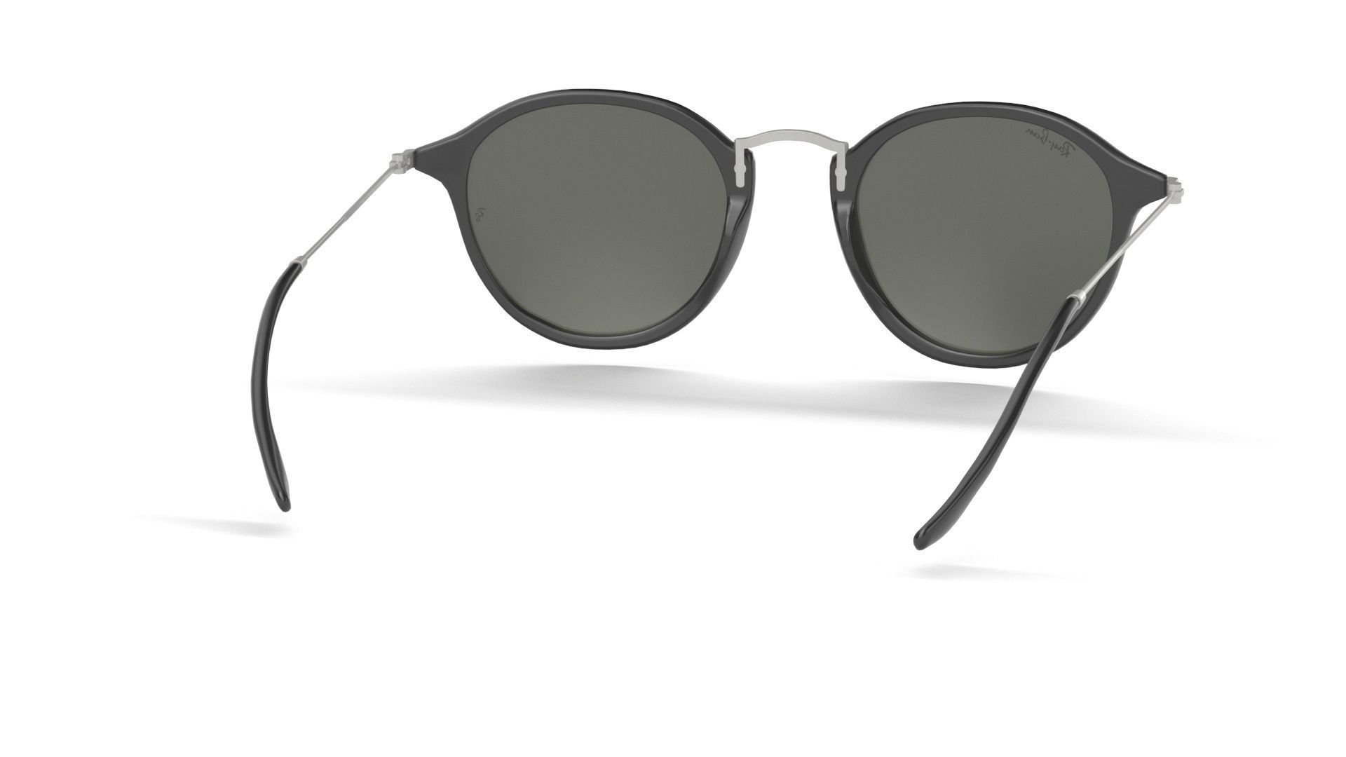 Sunglass Ray Ban Round Fleck Non Polarized Green Classic 3D model_23