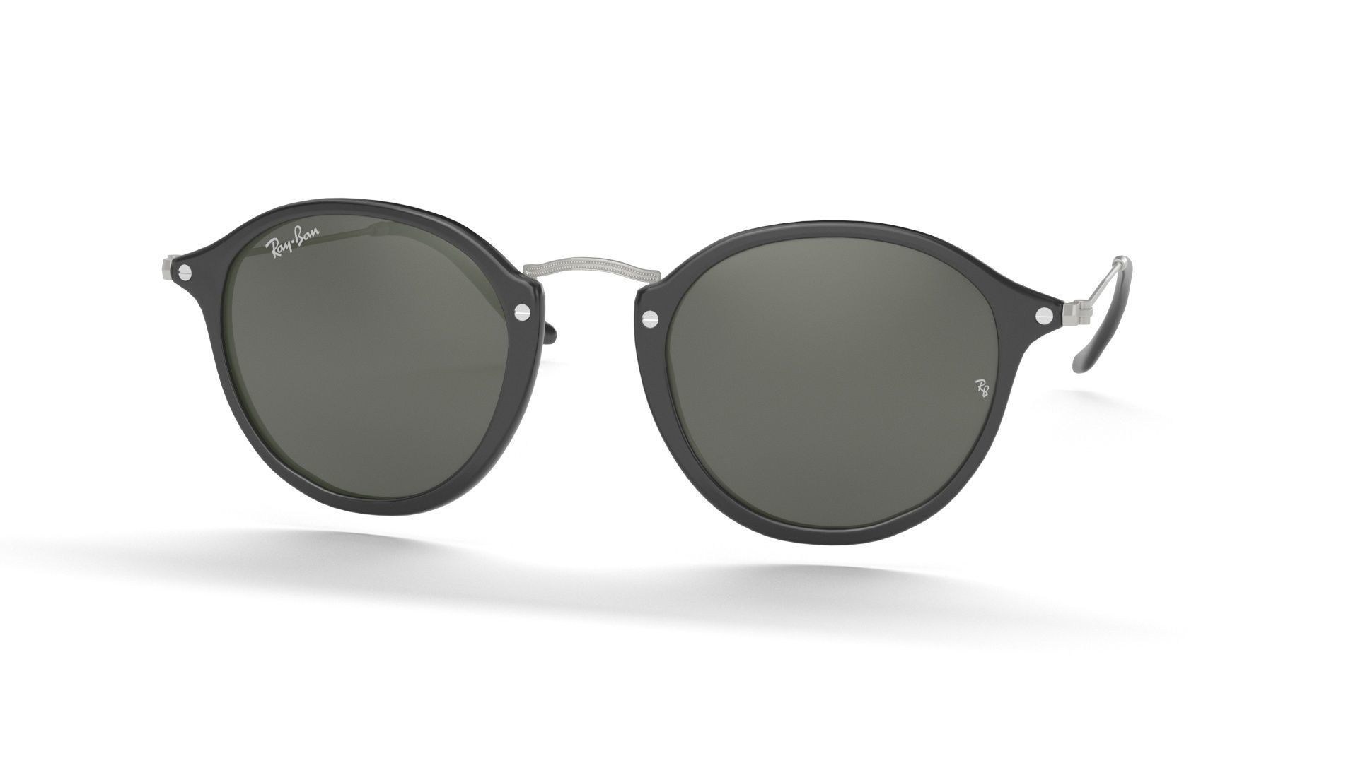 Sunglass Ray Ban Round Fleck Non Polarized Green Classic 3D model_15