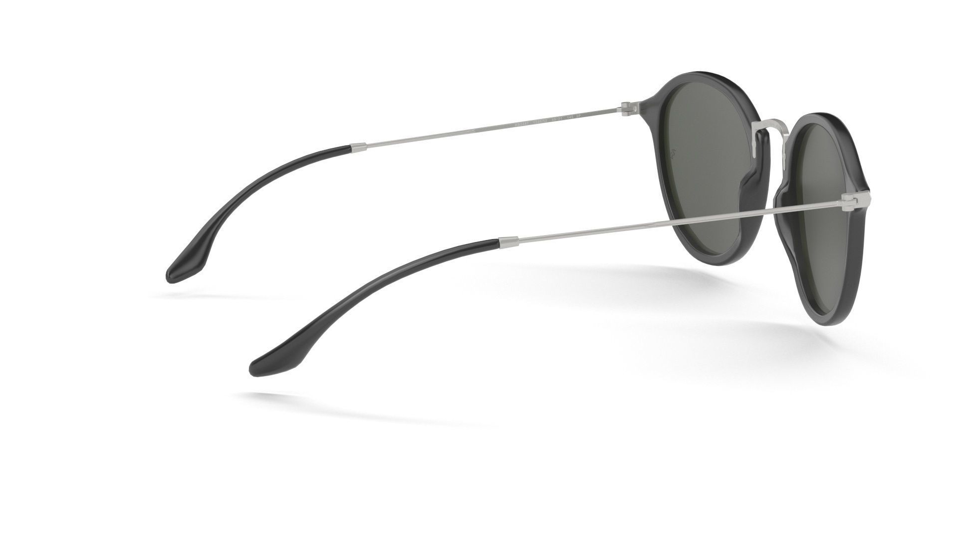 Sunglass Ray Ban Round Fleck Non Polarized Green Classic 3D model_21