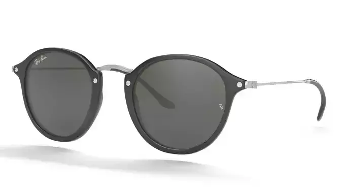 Sunglass Ray Ban Round Fleck Non Polarized Green Classic 3D model