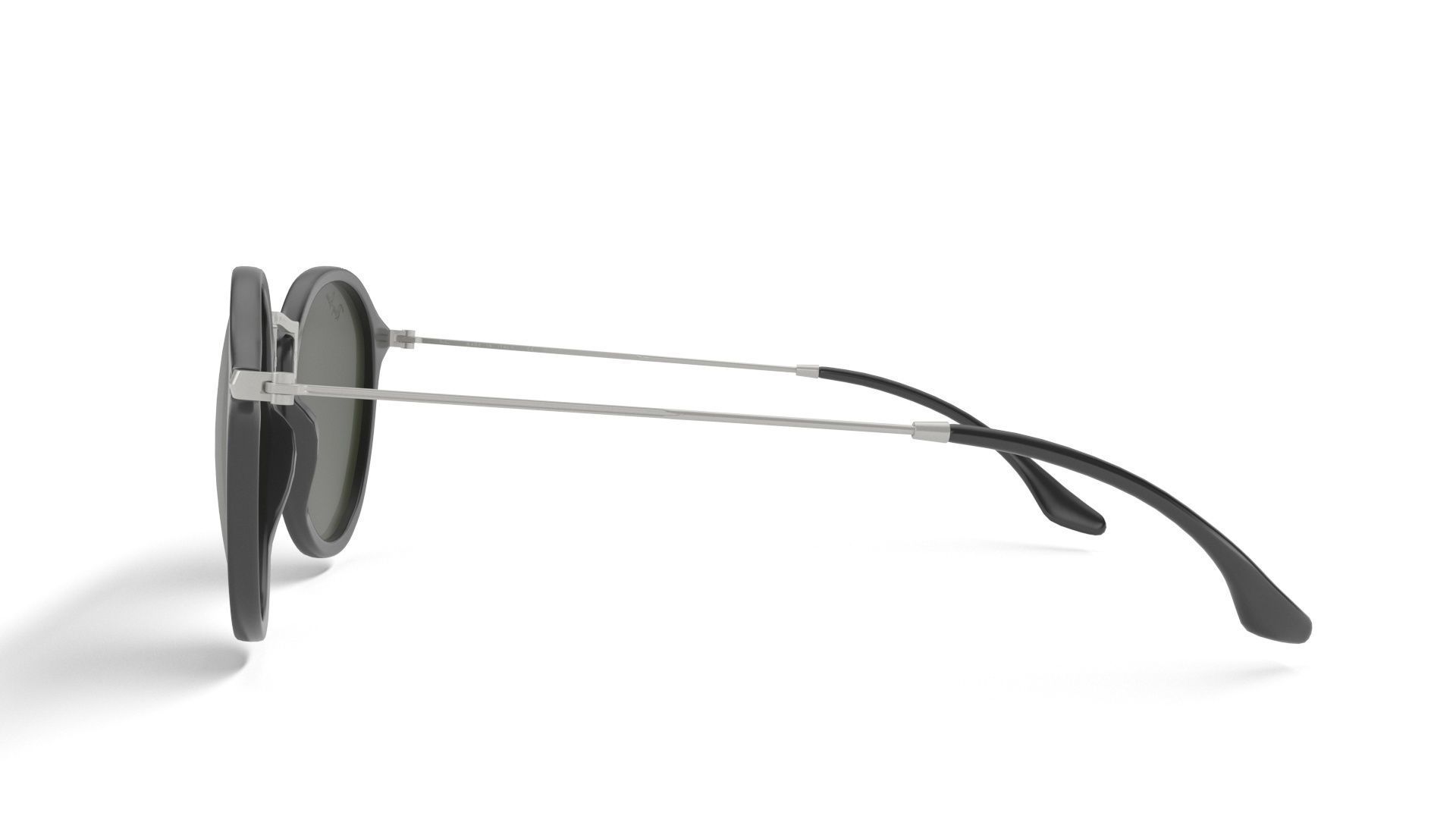 Sunglass Ray Ban Round Fleck Non Polarized Green Classic 3D model_9