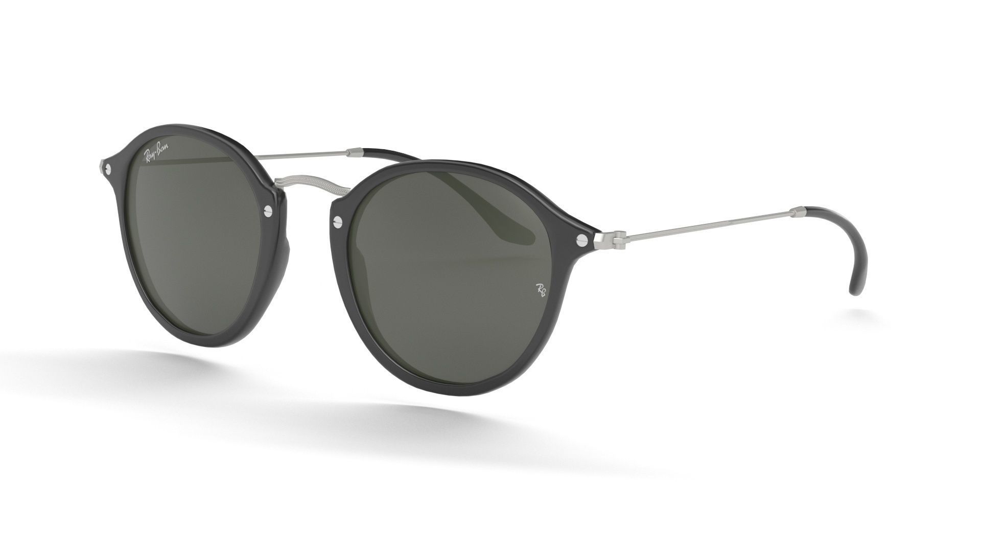 Sunglass Ray Ban Round Fleck Non Polarized Green Classic 3D model_31